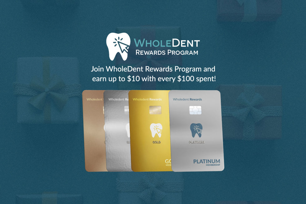 Join Wholedent loyalty rewards program to start saving