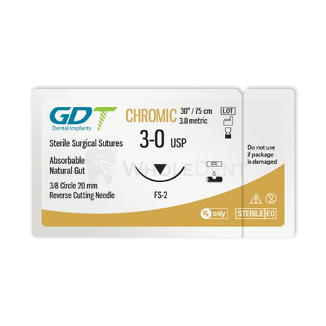 GDT Surgical Monofilament Chromic Gut Suture-Surgical Suture-WholeDent.com