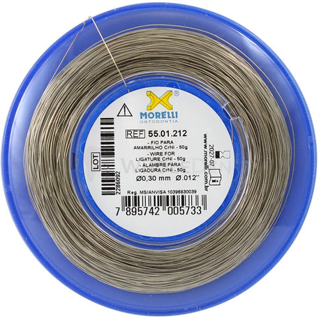 Morelli CrNi Ligature Round Wire Roll 0.30MM /.012"-Orthodontic Wire-WholeDent.com