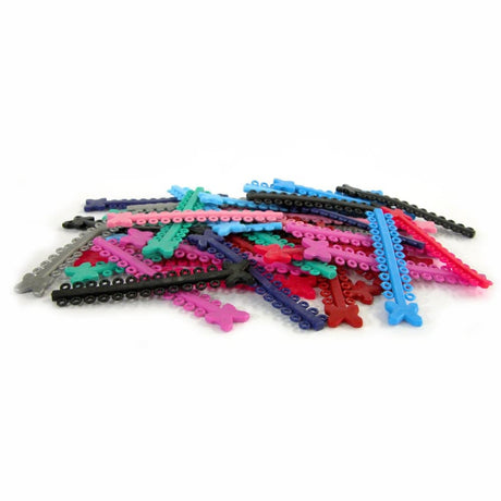 Morelli Elastic Ligature Modules Assorted Colors-Orthodontic Elastic-WholeDent.com