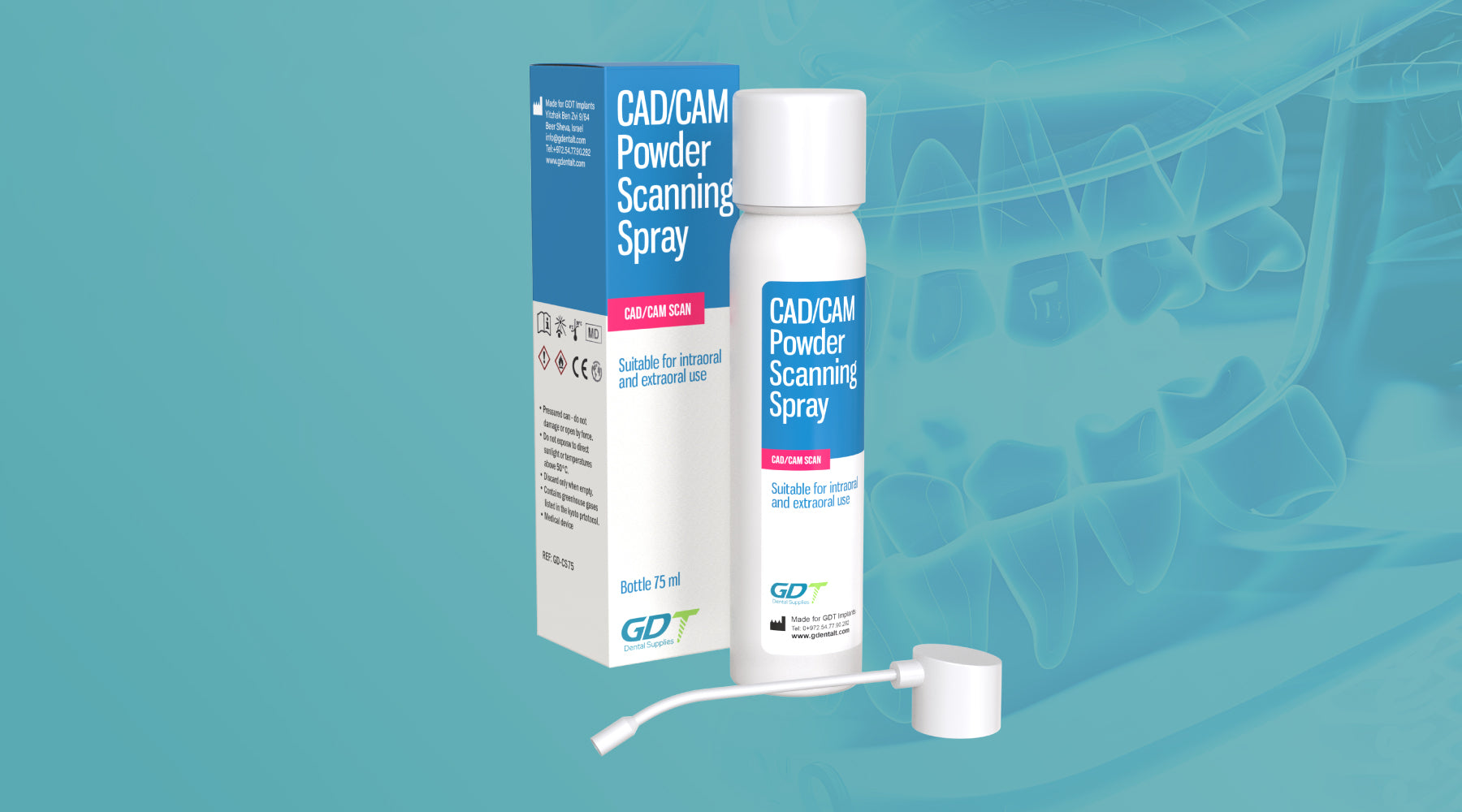 Perfecting Dental Digital Imaging: GDT CAD/CAM Powder Scanning Spray ...
