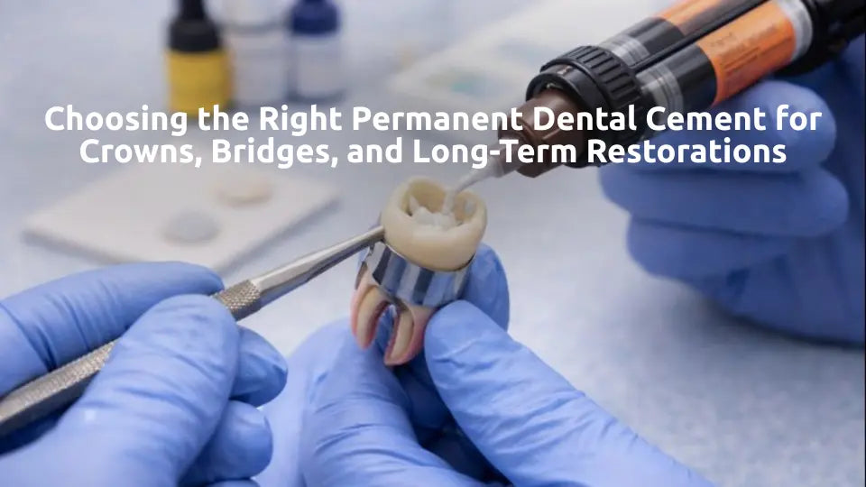  Choosing the Right Permanent Dental Cement for Crowns, Bridges, and Long-Term Restorations 