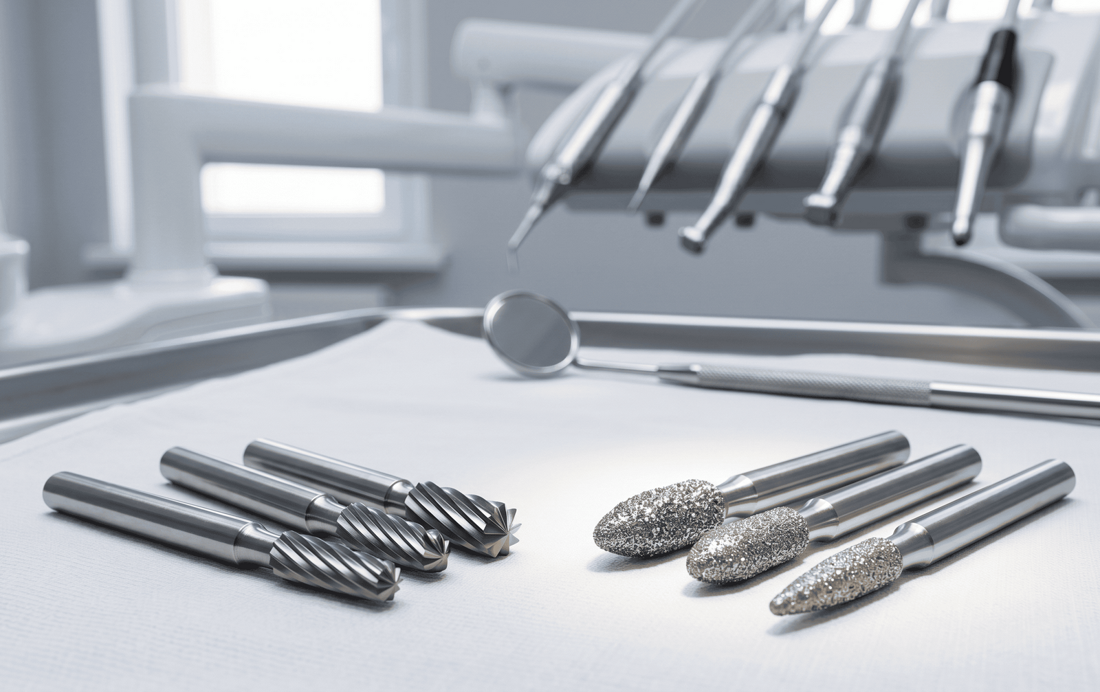  Samples of Dental Burs 