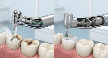  High Speed vs Low Speed Dental Handpiece 