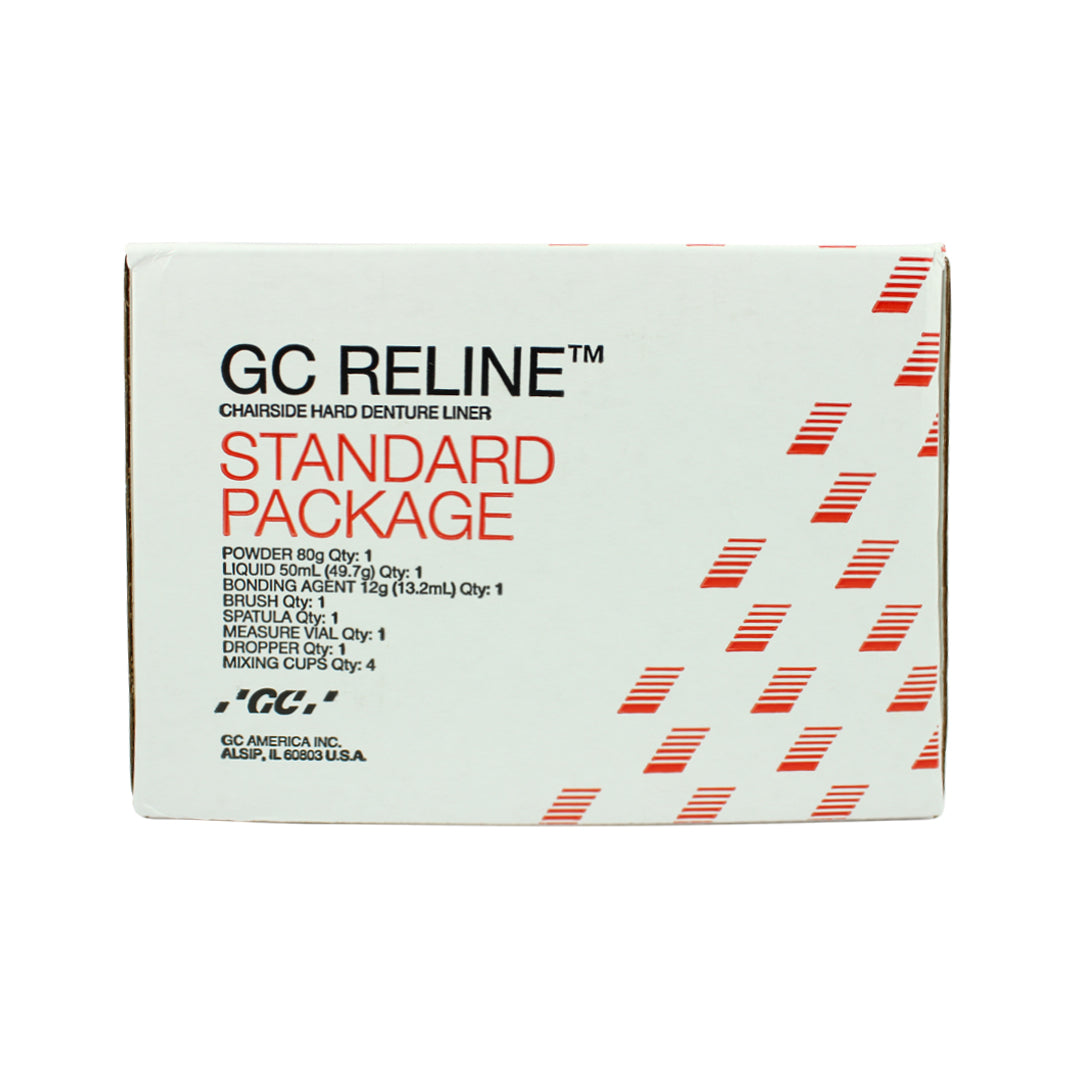 Material para rebase de dentaduras postizas GC Reline Hard en el consultorio