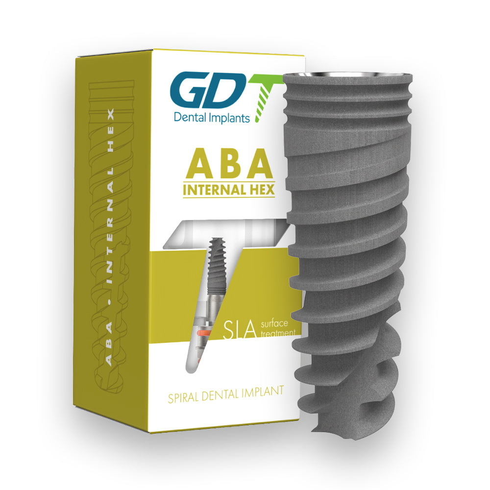 GDT Implants Спиральный имплантат ABA, внутренний шестигранник 