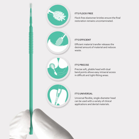  Medmix ZerofloX™  Flock Free Micro Applicator Brushes 
