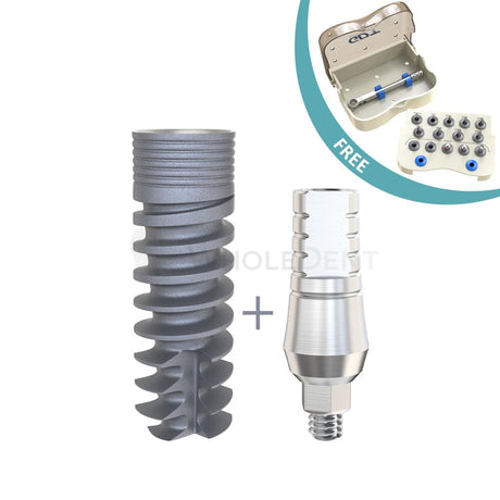  Buy 50 Gdt Mor Spiral Implant & Straight Abutment Sets = Get 1 Mini Surgical Kit Special Offer 