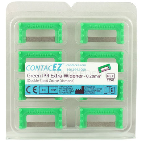  Contacez Extra Widener Green Ipr Strips Set 