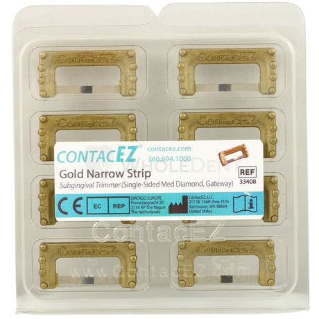  Contacez Narrow Subgingival Trimmer Gold Strips Set Strip 
