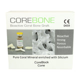 Corebone Bio Active Coral Bone Graft Material Cones