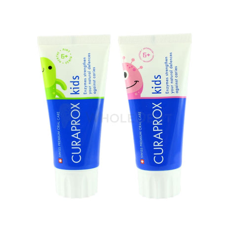  Curaprox Kids Ages 6+ Toothpaste 60ml (Mint/Watermelon) Toothpaste 