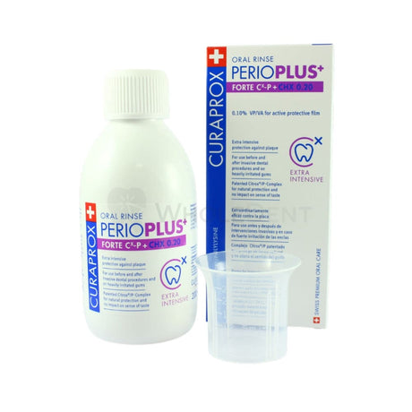  Curaprox PerioPlus Forte Mouthwash with CHX 0.20% - 200ml Mouthwash 