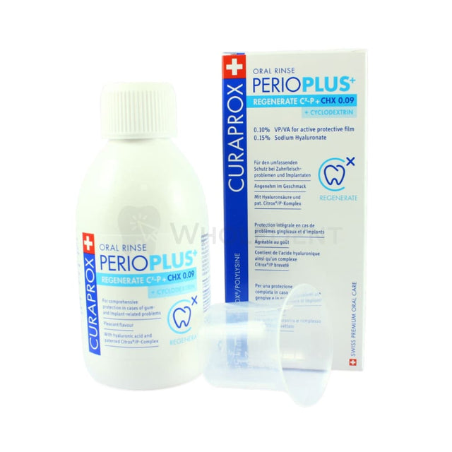 Curaprox PerioPlus Regenerate Mouthwash with CHX 0.09% - 200ml Mouthwash