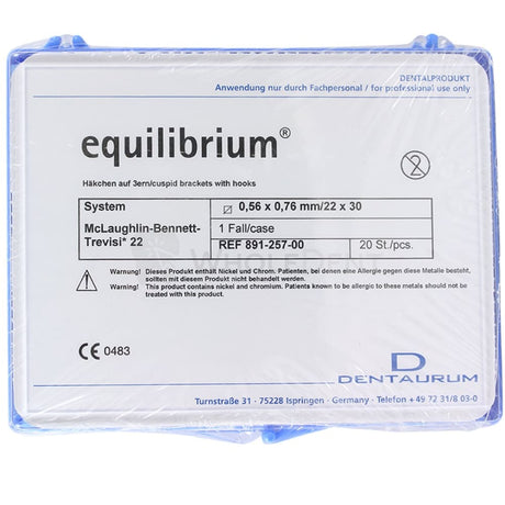 Dentaurum MBT Prescription Equilibrium Brackets Kit-Brackets-WholeDent.com