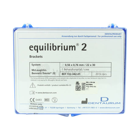  Dentaurum Mbt Prescription Equilibrium 2 Brackets Kit 