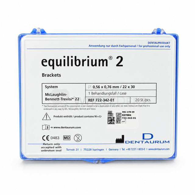 Dentaurum MBT Prescription Equilibrium® 2 Brackets Kit - Brackets