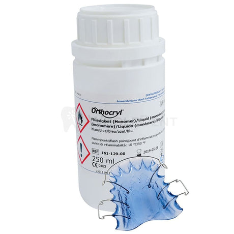  Dentaurum Orthocryl Blue Acryl Liquid 250Ml 