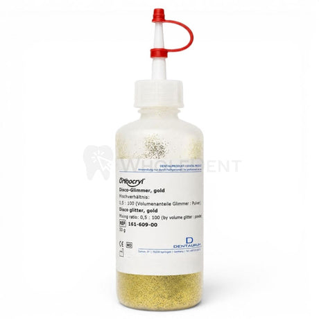  Dentaurum Orthocryl® Disco Glitter 50g - Gold - Acrylic Liquid 