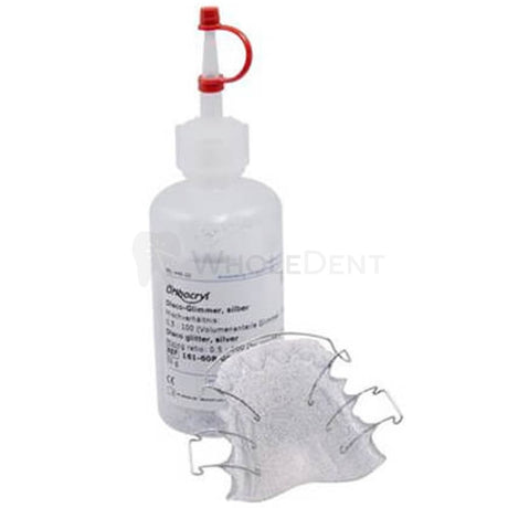  Dentaurum Orthocryl Silver Disco Glitter Orthodontic 