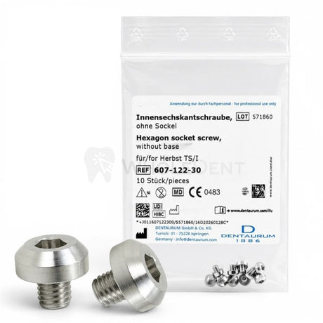  Dentaurum Orthodontic Herbst I Hexagon Without Base Socket Screw - Herbst I Set 