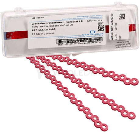  Dentaurum Perforated Wax Retention 25 Sticks Orthodontic 