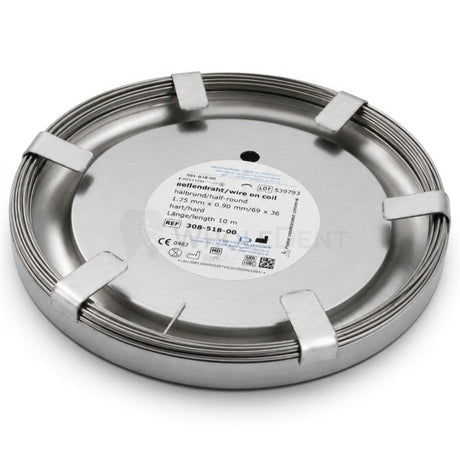 Dentaurum Remanium® Half-Round Wire Coils ø1.75mmX0.90mm-10m - Orthodontic Wire 
