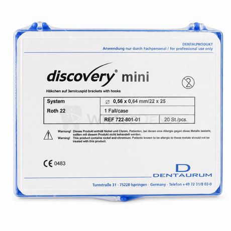  Dentaurum Roth Prescription Discovery Mini Brackets Kit - Brackets 