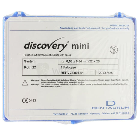 Dentaurum Roth Prescription Discovery Mini Brackets Kit-Brackets-WholeDent.com