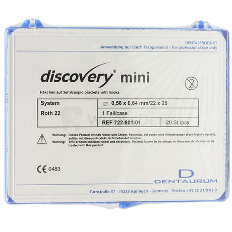  Dentaurum Roth Prescription Discovery Mini Brackets Kit-Brackets-WholeDent.com 