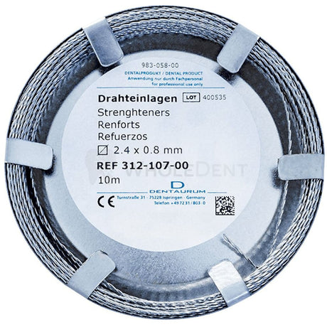  Dentaurum Strengtheners Twisted Flat Roll 
