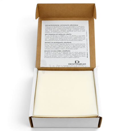  Dentaurum Transparent Preparation Wax Adhesive 32 Sheets - Wax Sheets 