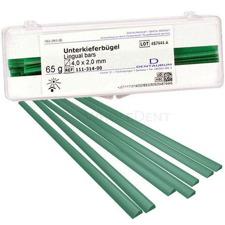  Dentaurum Wax Lingual Bars Sticks 4.0X2.0Mm Orthodontic 