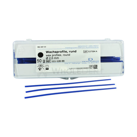  Dentaurum Wax Round Casting Rods - Blue 