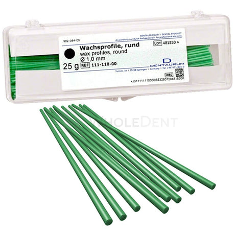  Dentaurum Wax Round Sticks Ø1.0Mm Orthodontic 