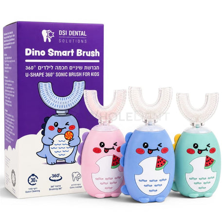  Dino 360 Smart Brush U-Shaped 7-12 Years - Dino Smart Brush 360 