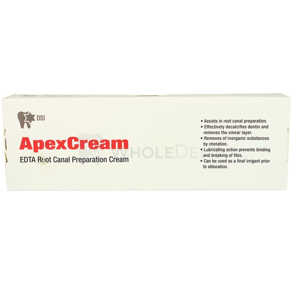 DSI Apexcream EDTA 18% Root Canal Preparation Cream-Root Canal Preparation Cream-WholeDent.com
