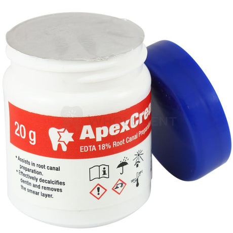 DSI Apexcream EDTA 18% Root Canal Preparation Cream Jar-Root Canal Preparation Cream-WholeDent.com