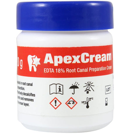 DSI Apexcream EDTA 18% Root Canal Preparation Cream Jar-Root Canal Preparation Cream-WholeDent.com