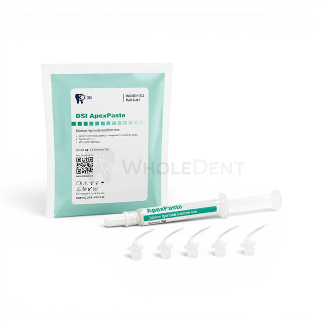 DSI ApexPaste Calcium Hydroxide Non Iodoform Paste 2g Syringe - Root Canal Paste