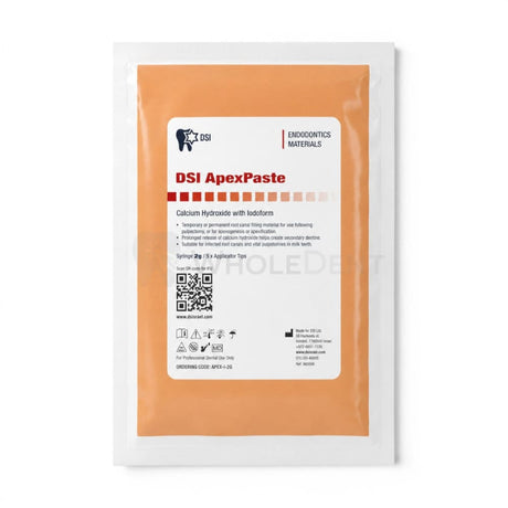  DSI ApexPaste Calcium Hydroxide With Iodoform Paste 2g Syringe - Root Canal Paste 