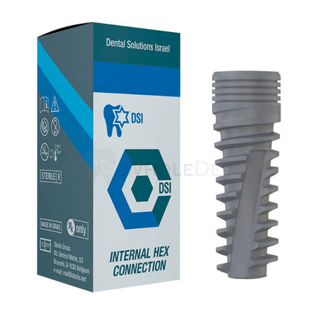  Dsi Blue Line Spiral Implant Internal Hex Dental 