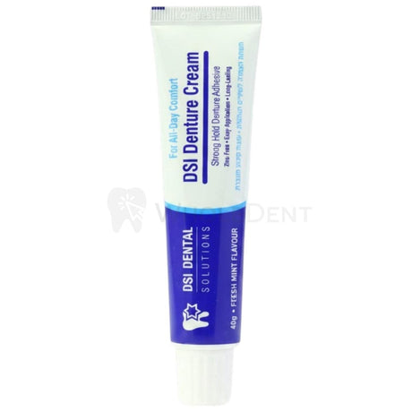  DSI Denture Cream Denture Adhesive Mint 40g - Denture Reline 