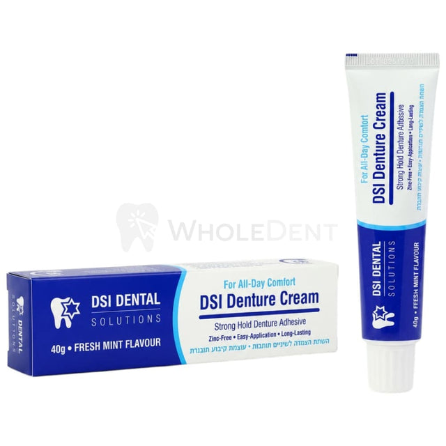 DSI Denture Cream Denture Adhesive Mint 40g - Denture Reline