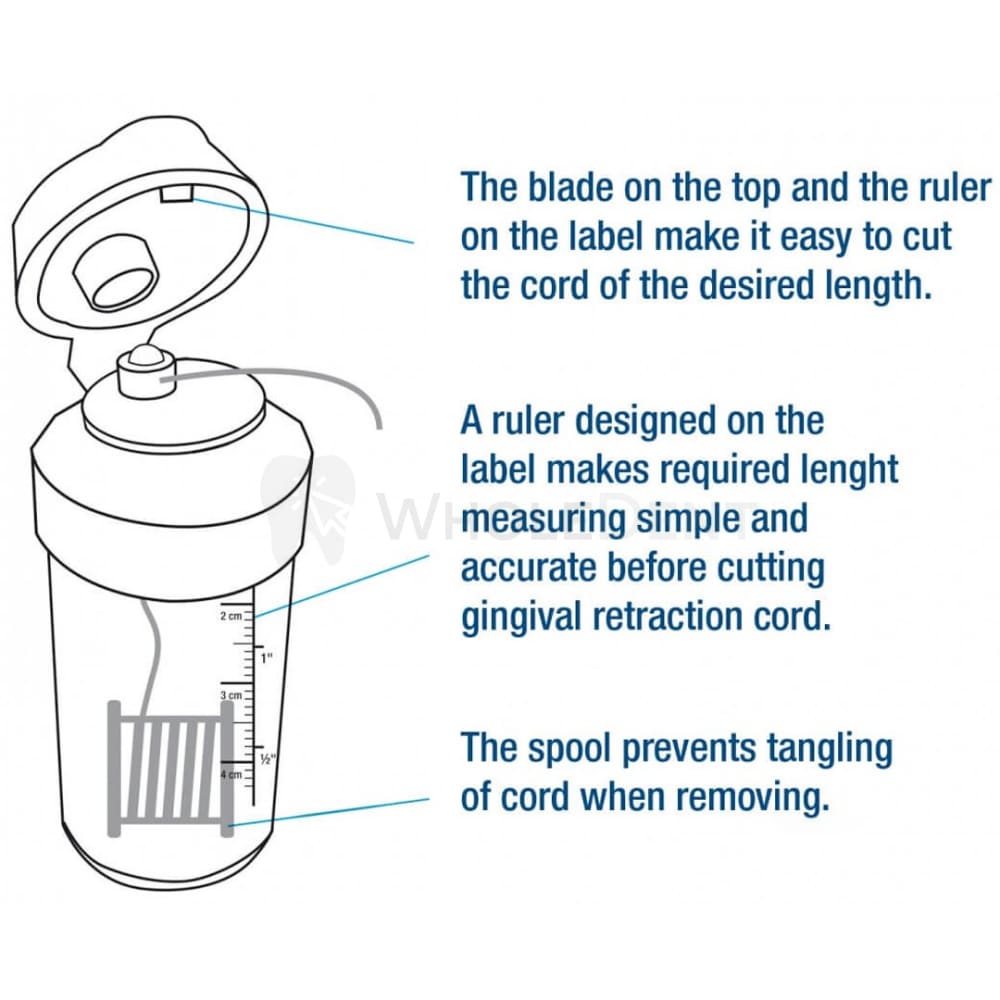 DSI DSCord Gingival Retraction Cord Impregnated Aluminium Chloride