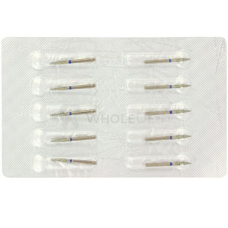  DSI FG Diamond Burs High Speed Cylindrical Pointed Head Handpiece-FG Diamond Burs-WholeDent.com 