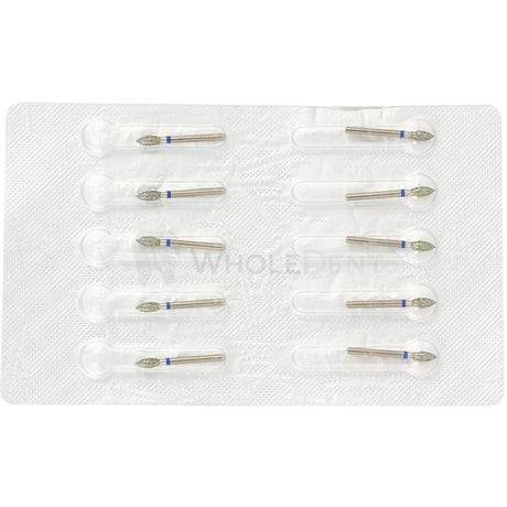 DSI FG Diamond Burs High Speed Egg Bud Shape Head Handpiece-FG Diamond Burs-WholeDent.com