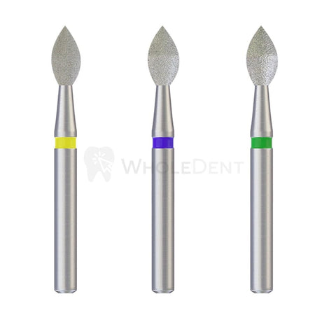  DSI FG Diamond Burs High Speed Egg Bud Shape Head Handpiece-FG Diamond Burs-WholeDent.com 