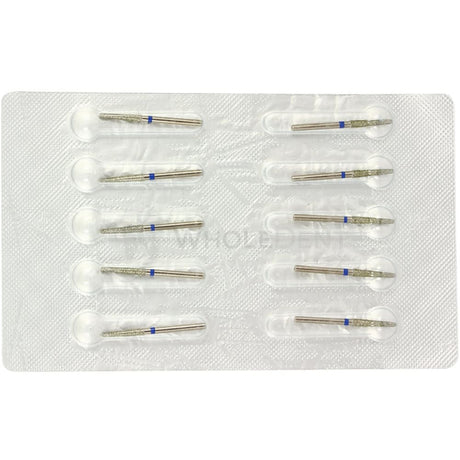  DSI FG Diamond Burs High Speed Long Cone Domical Head Handpiece-FG Diamond Burs-WholeDent.com 