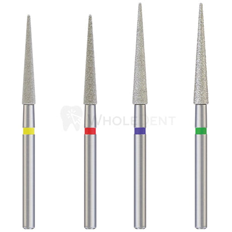 DSI FG Diamond Burs High Speed Thin Needle Cone Head Handpiece-FG Diamond Burs-WholeDent.com